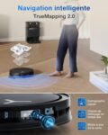 ECOVACS T50 Omni Gen2, robot aspirateur laveur avec station affine