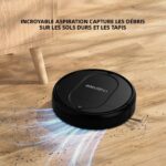 Générique robot aspirateur laveur compact et simple pour petits espaces