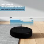 Générique robot aspirateur laveur compact et simple pour petits espaces