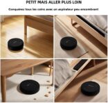 Générique robot aspirateur laveur compact et simple pour petits espaces