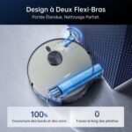 JONR X9 Pro, robot aspirateur laveur avec station axe sur le lavage
