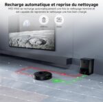 MONSGA MS1 Max, robot aspirateur laveur avec station pour animaux