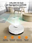 Redroad R10, robot aspirateur laveur avec station pour sols sans effort