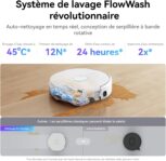 Narwal Flow, robot aspirateur laveur avec station centre sur le lavage