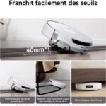 Narwal Flow, robot aspirateur laveur avec station centre sur le lavage