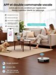 Lefant M2S Plus, robot aspirateur laveur avec station pour animaux