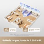 Dreame L10s Pro Gen 3, robot aspirateur laveur a l’aise sur tapis