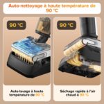 Roborock F25 LT, robot aspirateur laveur axé lavage sans effort