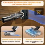 Roborock F25 LT, robot aspirateur laveur axé lavage sans effort