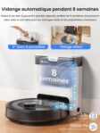 Lefant M2S Pro, robot aspirateur laveur avec station pour animaux