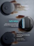 Lefant M5Max, robot aspirateur laveur avec station pour laver sans effort
