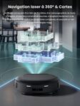 Lefant M5Max, robot aspirateur laveur avec station pour laver sans effort