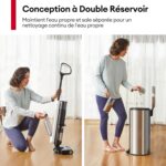 Ultenic robot aspirateur laveur autonettoyant pour les grandes surfaces