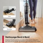 Ultenic robot aspirateur laveur autonettoyant pour les grandes surfaces