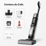 Ultenic robot aspirateur laveur autonettoyant pour les grandes surfaces