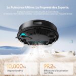 Ultenic T20 Pro+ robot aspirateur laveur avec station pour animaux