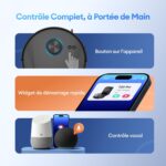 Ultenic T20 Pro+ robot aspirateur laveur avec station pour animaux