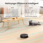 Lefant M210P, robot aspirateur compact et discret pour poils d&rsquo;animaux