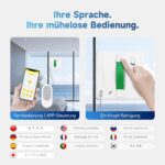 Fmart W8 robot aspirateur laveur pour les vitres et petites surfaces
