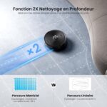 Proscenic Q10, robot aspirateur laveur silencieux pour grandes surfaces