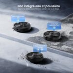 Proscenic Q10, robot aspirateur laveur silencieux pour grandes surfaces