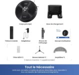 Proscenic Q10, robot aspirateur laveur silencieux pour grandes surfaces