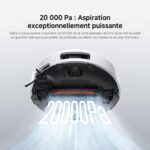 Xiaomi Robot Vacuum 5, robot aspirateur laveur a eau chaude complet