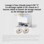 Xiaomi Robot Vacuum 5, robot aspirateur laveur a eau chaude complet