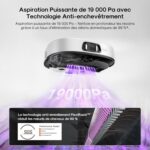 EUREKA J15 Ultra Gen2, robot aspirateur laveur avec station soignée