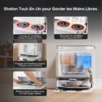 EUREKA J15 Ultra Gen2, robot aspirateur laveur avec station soignée