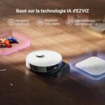 EZVIZ RE7 Edge, robot aspirateur laveur avec station pour 300 m²