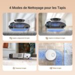 EZVIZ RE7 Edge, robot aspirateur laveur avec station pour 300 m²