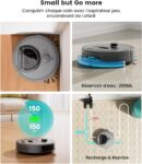 Lefant M330 Pro, robot aspirateur laveur compact et precis au quotidien