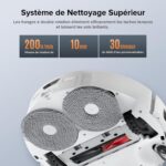 Roborock Qrevo Edge S5A, robot aspirateur laveur a eau chaude pratique