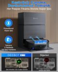 ECOVACS DEEBOT X11 Pro Omni, robot aspirateur laveur a eau chaude