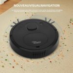 Générique Black002, robot aspirateur laveur 3 en 1 pensé pour les animaux