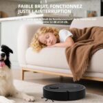 Générique Black002, robot aspirateur laveur 3 en 1 pensé pour les animaux