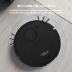 Générique Black002, robot aspirateur laveur 3 en 1 pensé pour les animaux