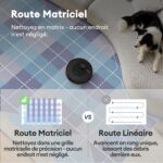Ultenic robot aspirateur laveur silencieux et efficace pour animaux