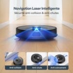 Ultenic robot aspirateur laveur silencieux et efficace pour animaux