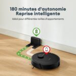 Ultenic robot aspirateur laveur silencieux et efficace pour animaux