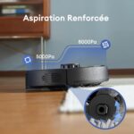 Ultenic robot aspirateur laveur silencieux et efficace pour animaux