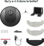 Ultenic robot aspirateur laveur silencieux et efficace pour animaux
