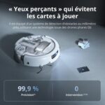 DJI ROMO P, robot aspirateur laveur avec station et entretien mains libres