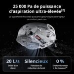 DJI ROMO P, robot aspirateur laveur avec station et entretien mains libres