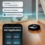 EZICLEAN I-Bot Z7 Smart, robot aspirateur laveur avec station discret