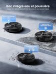 Proscenic Q10, robot aspirateur laveur silencieux pour grands espaces