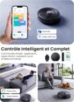 Proscenic Q10, robot aspirateur laveur silencieux pour grands espaces