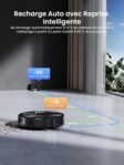 Proscenic Q10, robot aspirateur laveur silencieux pour grands espaces