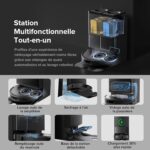 Roborock QV 35A, robot aspirateur laveur avec station bien automatise
